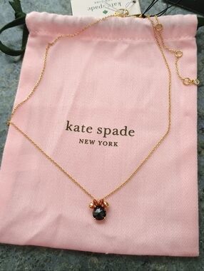 Disney X Kate Spade Minnie Mouse Necklace #K9174 Jet Multi